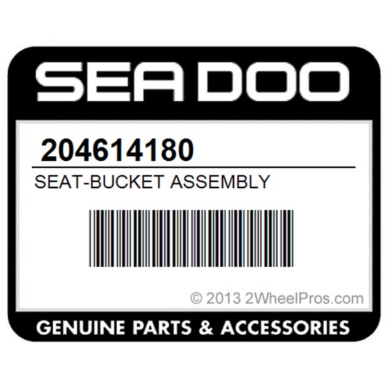 Sea-Doo 204614180 Seat-Bucket Assembly