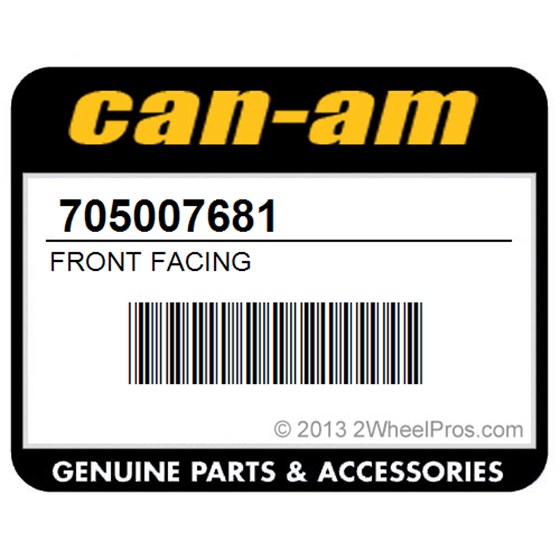 Can-Am 705007681 Front Facing