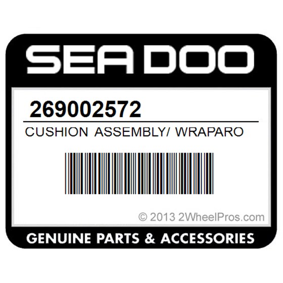 Sea-Doo 269002572 Cushion Assembly/ Wraparound-Port