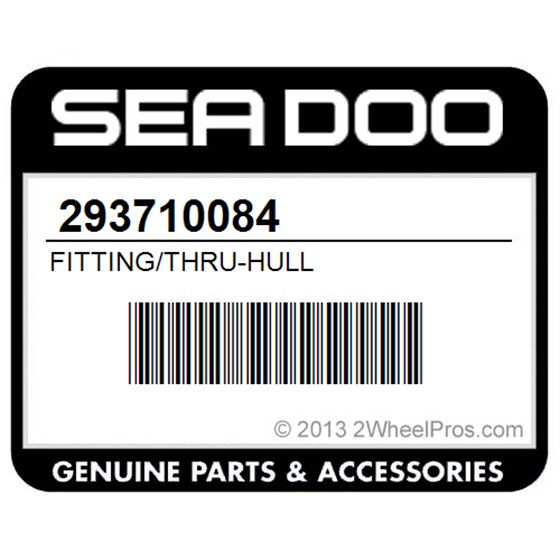 Sea-Doo 293710084 Fitting/Thru-Hull