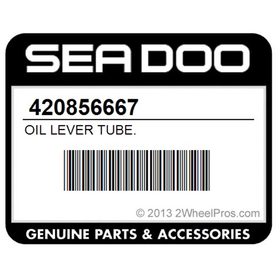 Sea-Doo 420856667 Oil Lever Tube.