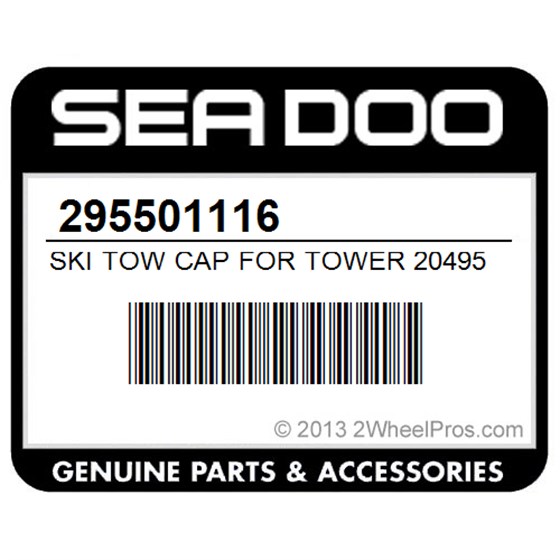 Sea-Doo 295501116 Ski Tow Cap For Tower 204950120