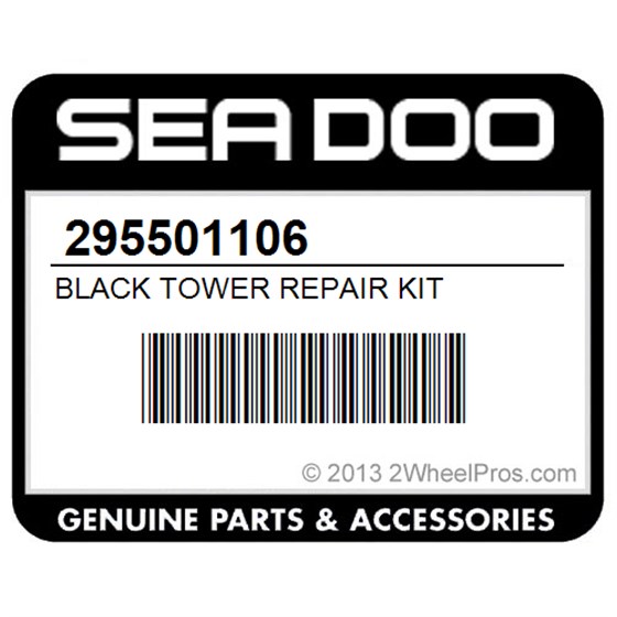 Sea-Doo 295501106 Black Tower Repair Kit
