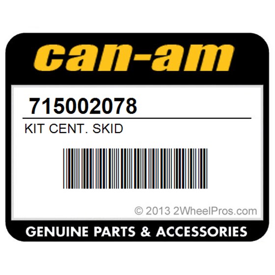 Can-Am 715002078 Kit Cent. Skid