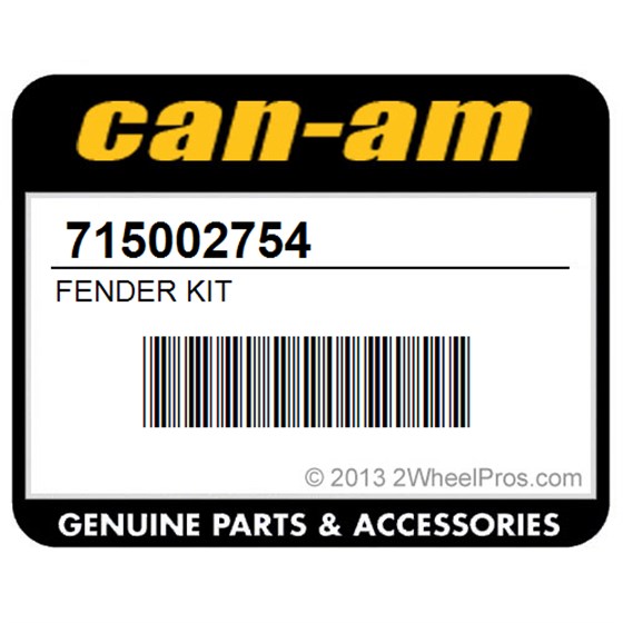 Can-Am 715002754 Fender Kit