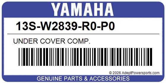 Yamaha 13S-W2839-R0-P0 Under Cover Comp.
