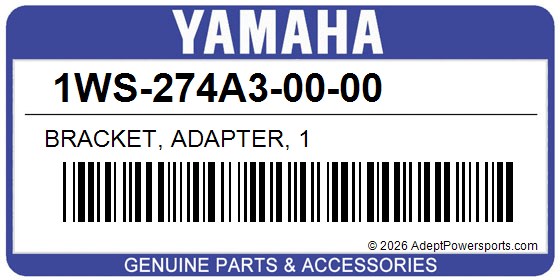 Yamaha 1WS-274A3-00-00 Bracket, Adapter, 1