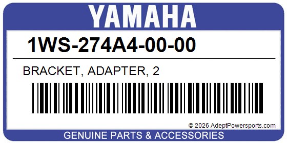 Yamaha 1WS-274A4-00-00 Bracket, Adapter, 2