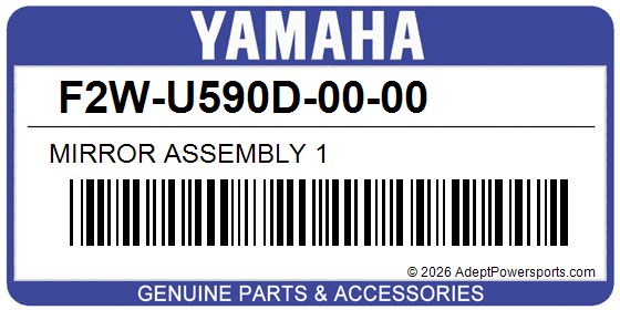 Yamaha F2W-U590D-00-00 Mirror Assembly 1
