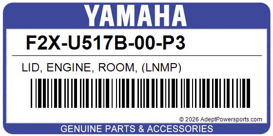 Yamaha F2X-U517B-00-P3 Lid, Engine, Room, (Lnmp)