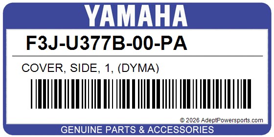 Yamaha F3J-U377B-00-PA Cover, Side, 1, (Dyma)