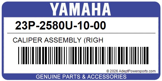 Yamaha 23P-2580U-10-00 Caliper Assembly (Righ