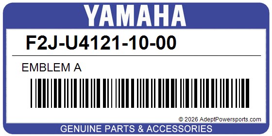 Yamaha F2J-U4121-10-00 Emblem A