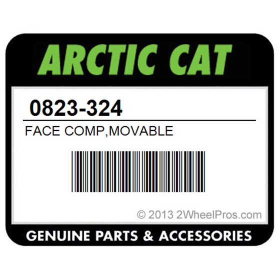 Arctic Cat 0823-324 Face Comp,Movable