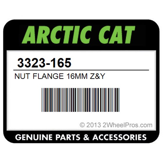 Arctic Cat 3323-165 Nut Flange 16Mm Z&Y