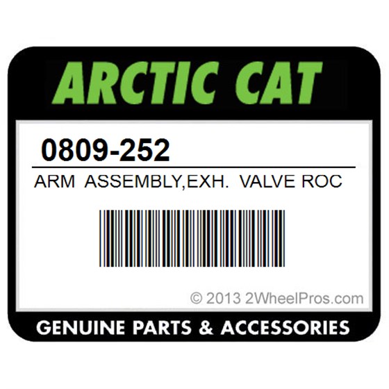 Arctic Cat 0809-252 Arm Assembly,Exh. Valve Rocker (Inc. 6-7)