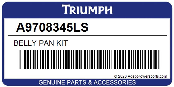Triumph A9708345LS Belly Pan Kit