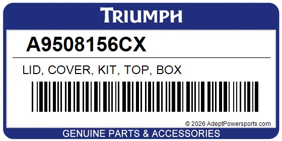 Triumph A9508156CX Lid, Cover, Kit, Top, Box