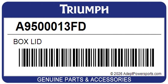 Triumph A9500013FD Box Lid