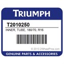 Triumph T2010250 Inner, Tube, 180/70, R16