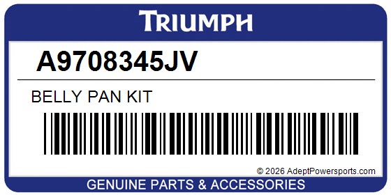 Triumph A9708345JV Belly Pan Kit