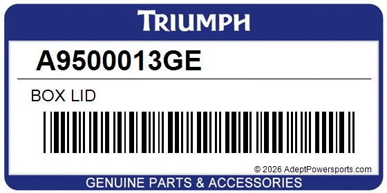 Triumph A9500013GE Box Lid