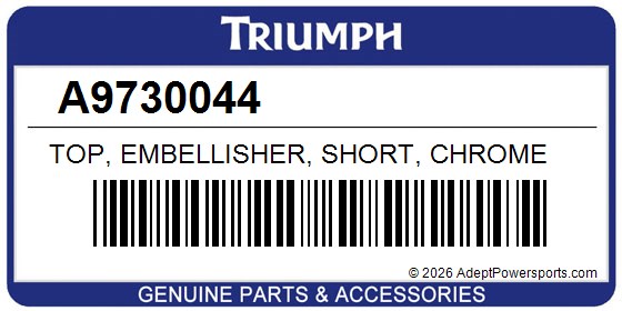 Triumph A9730044 Top, Embellisher, Short, Chrome
