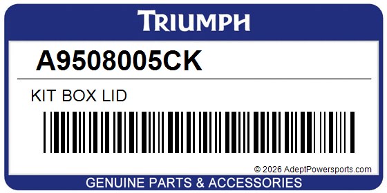 Triumph A9508005CK Kit Box Lid