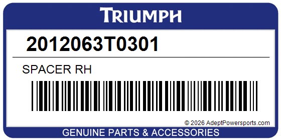 Triumph 2012063T0301 Spacer Rh