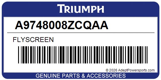Triumph A9748008ZCQAA Flyscreen