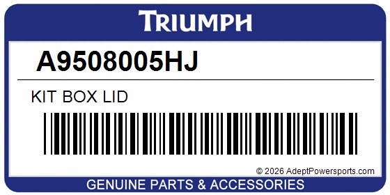 Triumph A9508005HJ Kit Box Lid