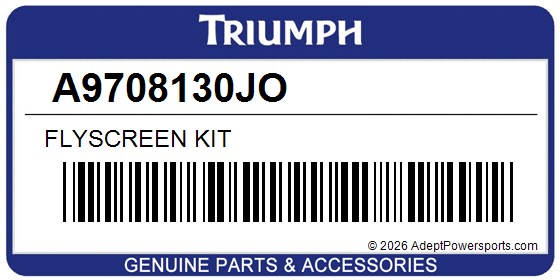 Triumph A9708130JO Flyscreen Kit