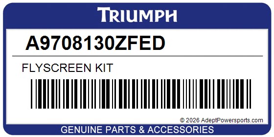 Triumph A9708130ZFED Flyscreen Kit