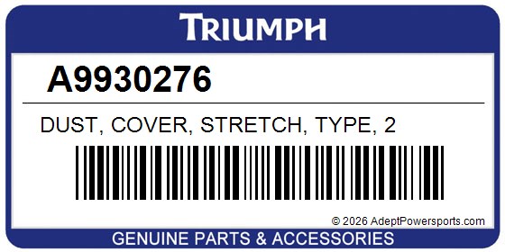 Triumph A9930276 Dust, Cover, Stretch, Type, 2