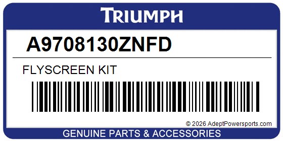 Triumph A9708130ZNFD Flyscreen Kit