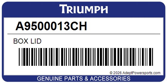 Triumph A9500013CH Box Lid