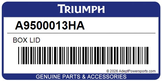 Triumph A9500013HA Box Lid
