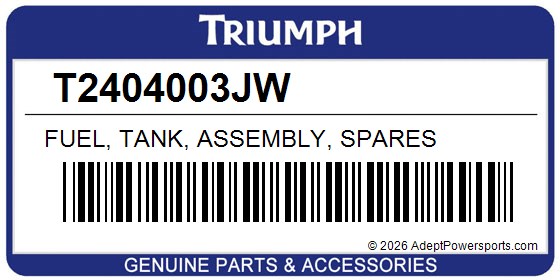 Triumph T2404003JW Fuel, Tank, Assembly, Spares
