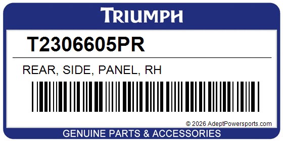 Triumph T2306605PR Rear, Side, Panel, Rh