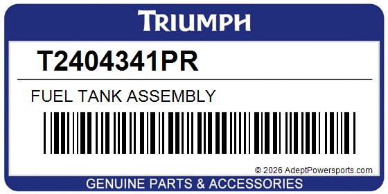 Triumph T2404341PR Fuel Tank Assembly