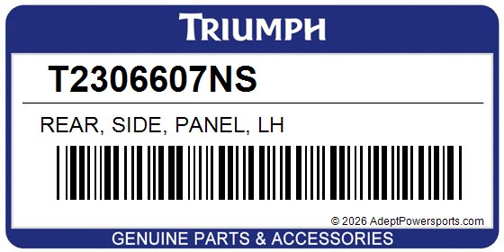Triumph T2306607NS Rear, Side, Panel, Lh