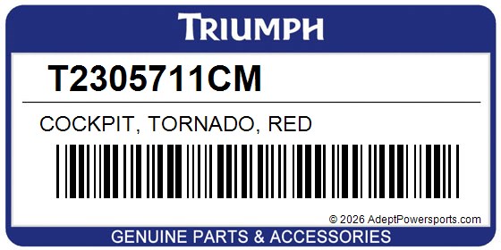 Triumph T2305711CM Cockpit, Tornado, Red