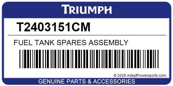 Triumph T2403151CM Fuel Tank Spares Assembly