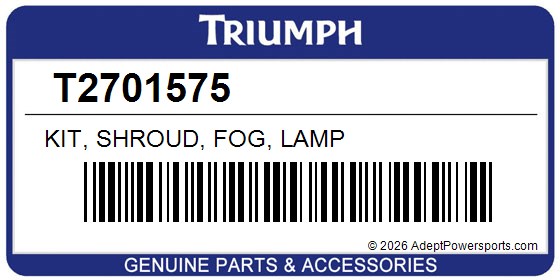 Triumph T2701575 Kit, Shroud, Fog, Lamp