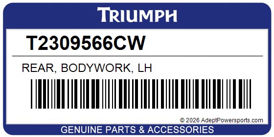 Triumph T2309566CW Rear, Bodywork, Lh