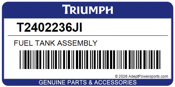 Triumph T2402236JI Fuel Tank Assembly