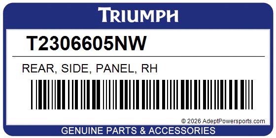 Triumph T2306605NW Rear, Side, Panel, Rh