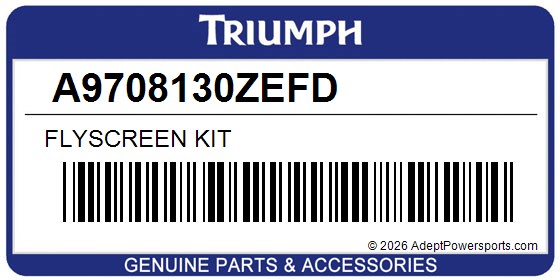 Triumph A9708130ZEFD Flyscreen Kit