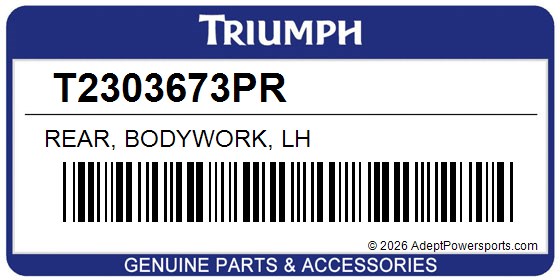 Triumph T2303673PR Rear, Bodywork, Lh