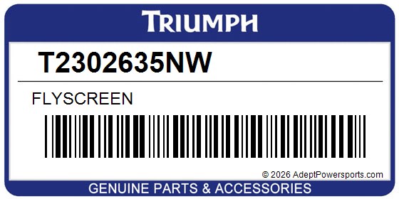 Triumph T2302635NW Flyscreen